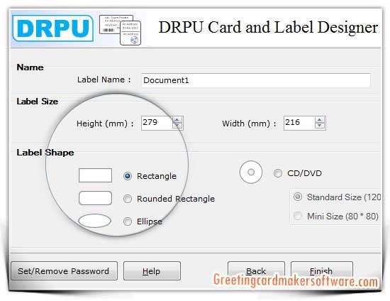 Card and Label Maker Software screenshot