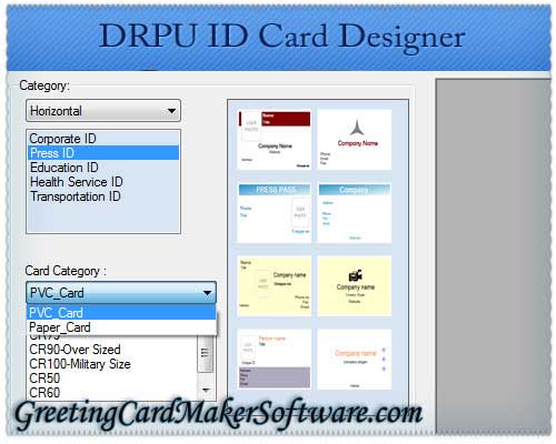 Screenshot of Greeting Cards Maker Software 8.2.0.1