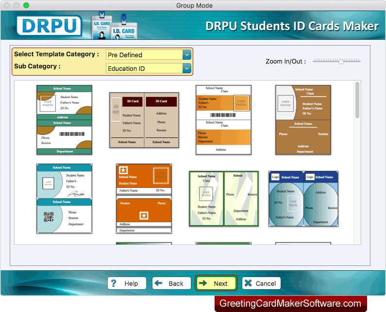 Choose any one pre-defined template Choose any one pre-defined template