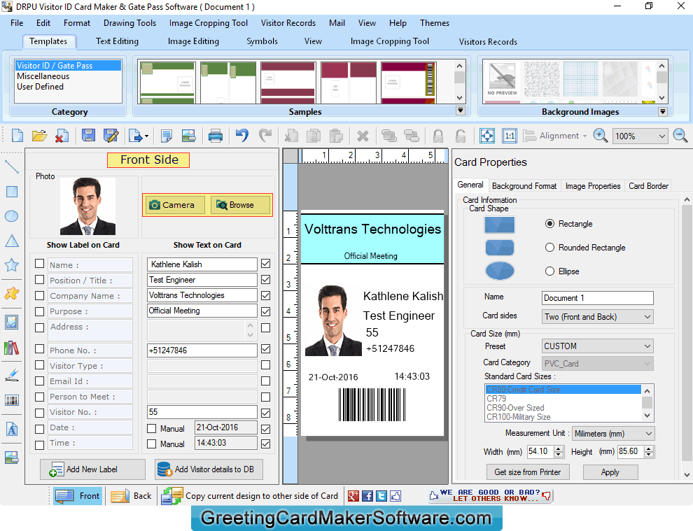 Fill ID Card details Fill all the details