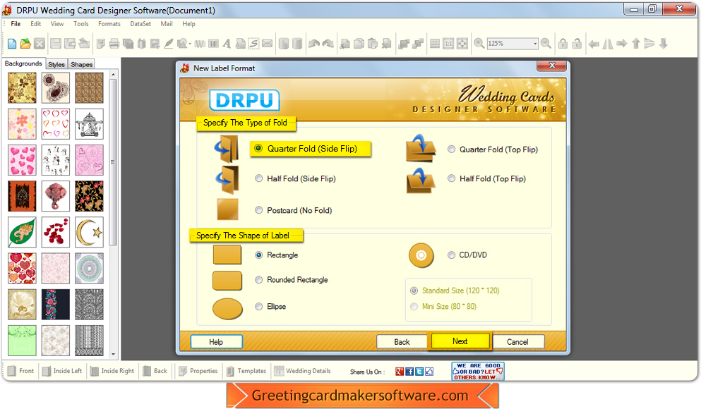 Wedding Card Designing Tool