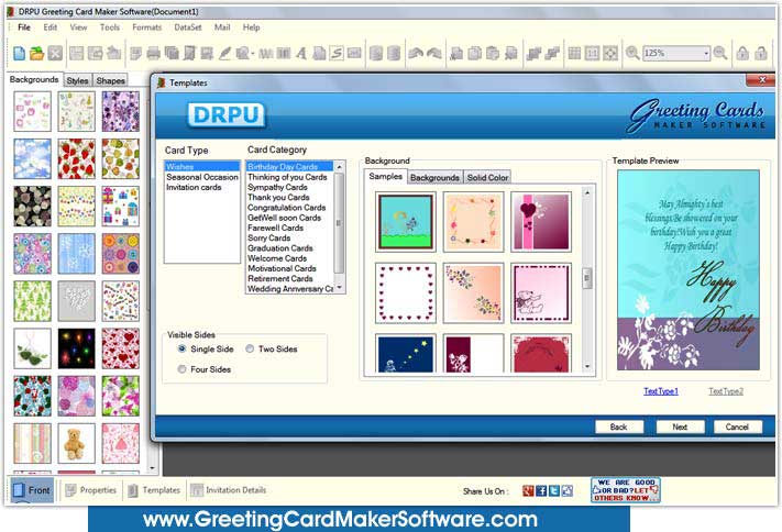 Windows 7 Birthday Card Maker Software 9.2.0.3 full