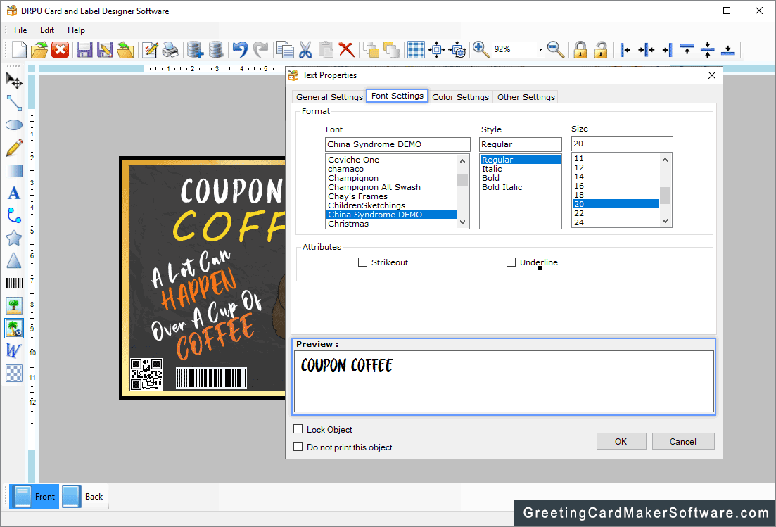 Card and Label Maker Software