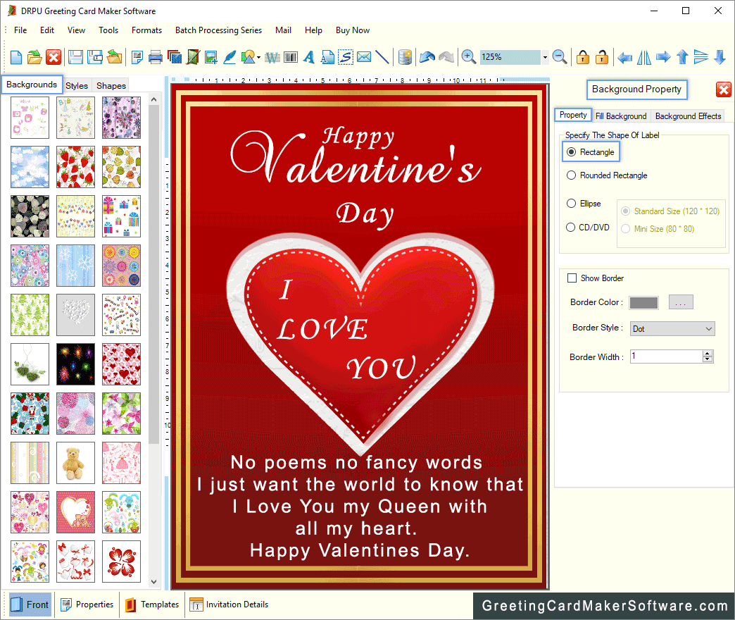 Greeting Card Maker Application