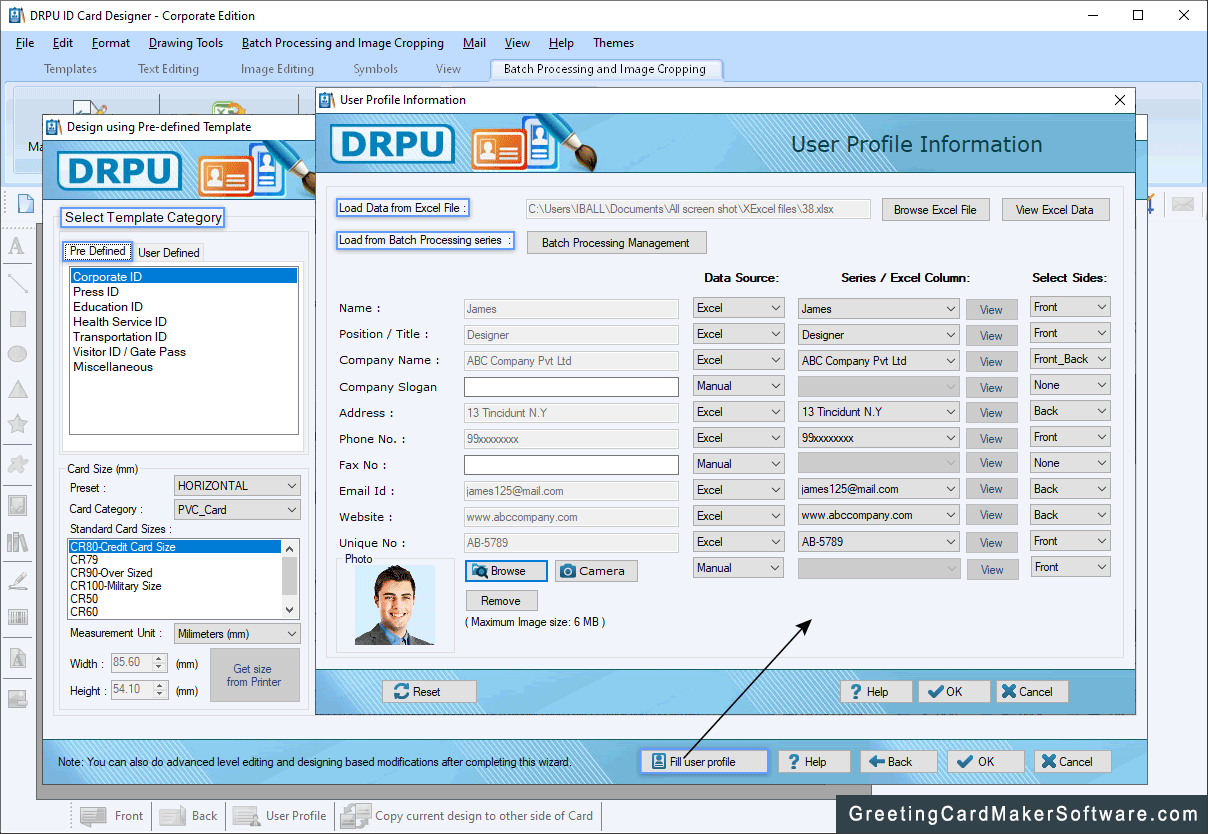 Select Excel File Select Excel File