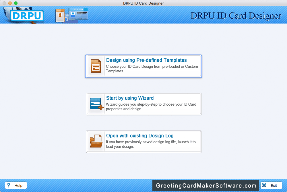 Design using Pre-defined Templates