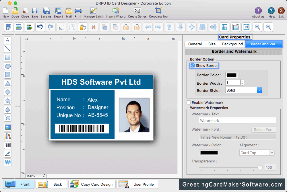 Mac ID Cards Maker (Corporate Edition)