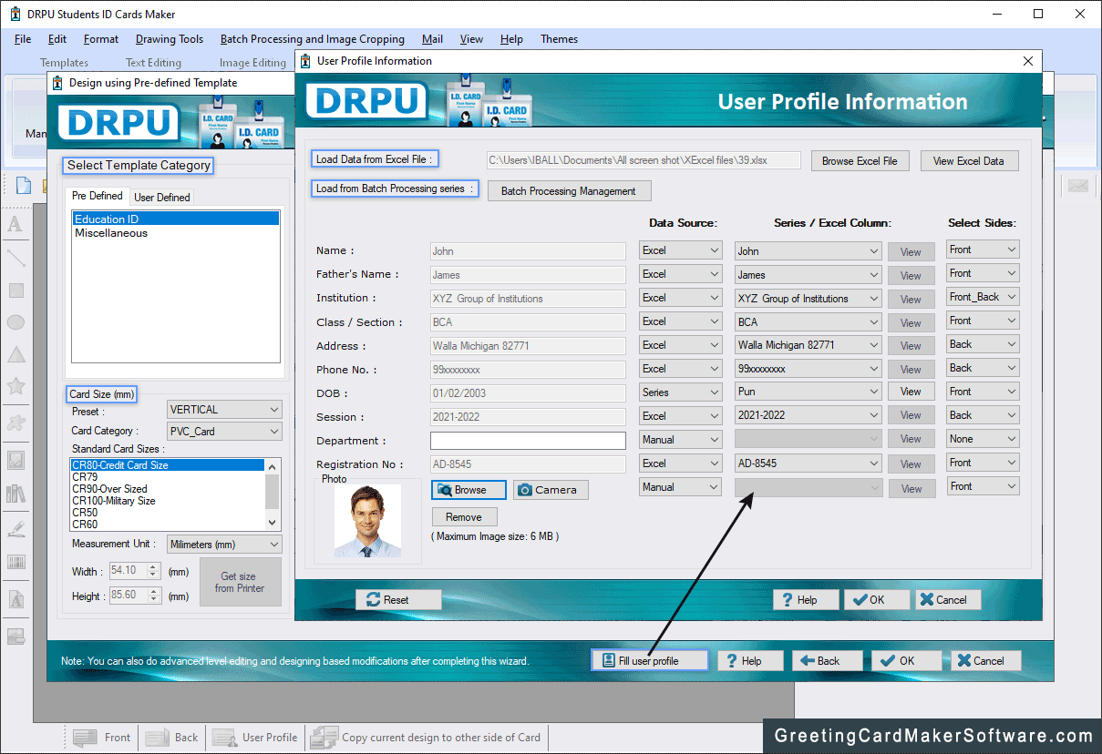 User Profile Information User Profile Information